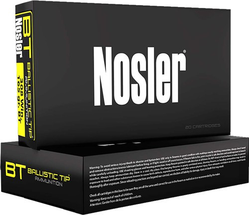 NOSLER AMMO BT 280 ACKLEY IMP 140GR BALLISTIC TIP 20CT