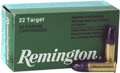 REM AMMO .22 LONG RIFLE 50-PK STD. VELOCITY TARGET 40GR. RN