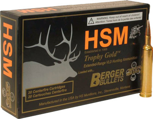 HSM 3006210VLD 30-06 Springfield Ammunition 210Gr Jacketed Hollow Point 20 Rounds