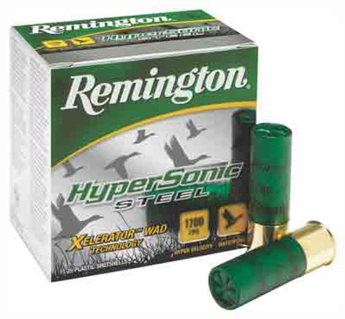 REM AMMO HYPERSONIC STEEL 25PK 12GA 3 1700FPS. 1-1/4OZ. #1