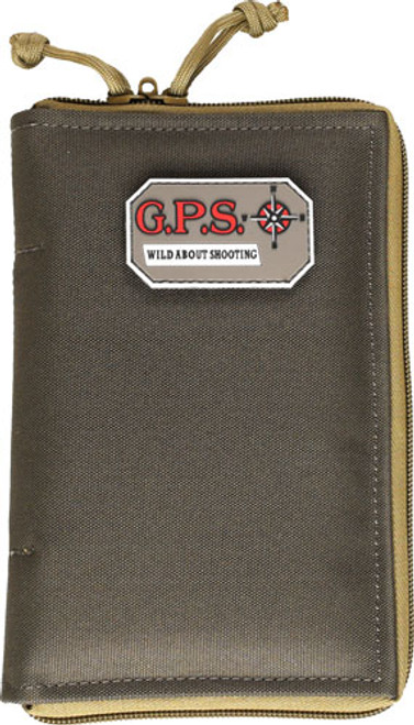 GPS PISTOL SLEEVE MED LOCKABLE ZIPPER RIFLE GREEN/KHAKI NYLON