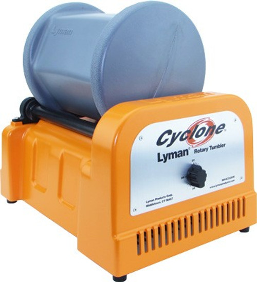 LYMAN CYCLONE ROTARY TUMBLER WITH STEEL MEDIA & SIFTER