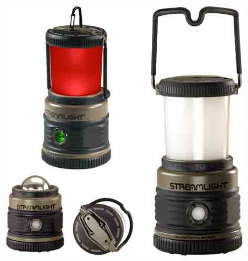 STREAMLIGHT SIEGE ALKALINE LANTERN 4 WHITE LED 1 RED LED