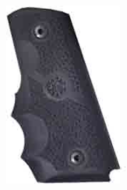 HOGUE GRIP COLT OFFICER'S ACP WRAPAROUND W/FINGER GROOVES