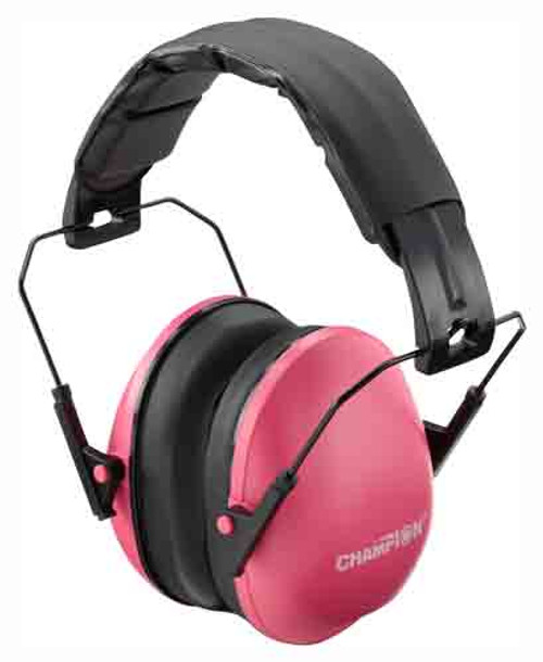 CHAMPION SLIM EAR MUFFS PASSIVE 21DB PINK