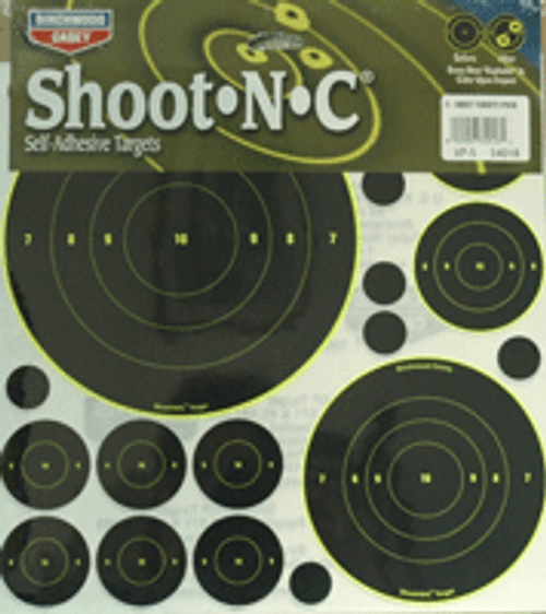 B/C TARGET SHOOT-N-C ASSORTED 1-50 2-30 3-10 5.5-5 8-5