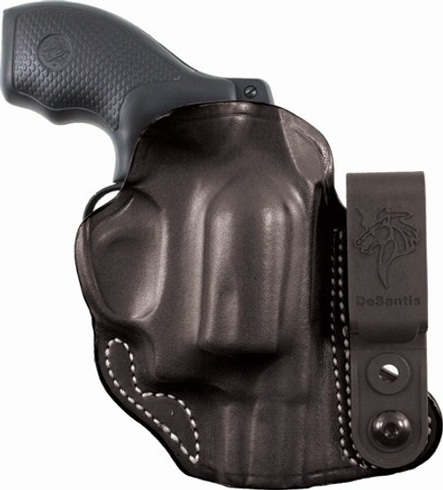 DESANTIS FLEX-TUK HOLSTER IWB TUCKABLE LTHER J-FRAME 2 BLK