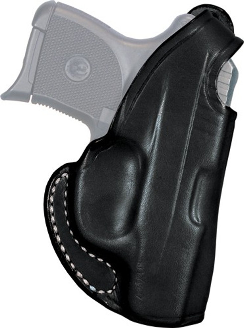 DESANTIS MAVERICK HOLSTER RH OWB LEATHER RUGER LCP BLACK