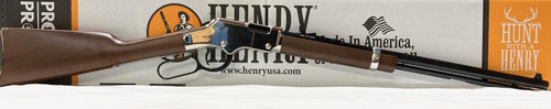 Henry H004SV Golden Boy Silver 17 HMR Caliber with 11+1 Capacity, 20" Blued Barrel, Nickel-Plated Metal Finish & American Walnut Stock Right Hand (Full Size)