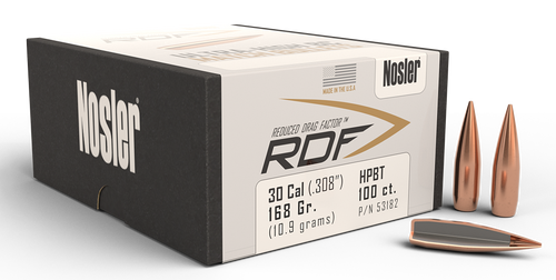 Nosler 53182 .308 Reloading Bullet/Projectile 100 Per Box 054041531825