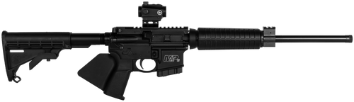 Smith & Wesson 12938 M&P15 Sport II OR *CA Compliant 5.56x45mm NATO 10+1 16" Threaded Barrel Fixed Stock California Paddle Grip Crimson Trace CTS-103 Red/Green Electronic Dot Gas Block With Integral Rail Manual Safety