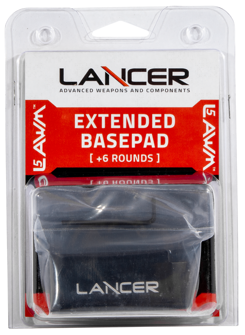 Lancer L5AWM EXTBP06BLK 223 Rem,5.56 NATO Magazine/Accessory Magazine Extension 6rd 738435620011