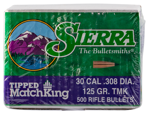 Sierra 7725C .308 Reloading Bullet/Projectile 500 Per Box 092763577257