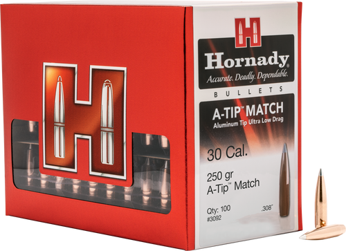 Hornady 3092 .308 Reloading Bullet/Projectile 100 Per Box 090255230925