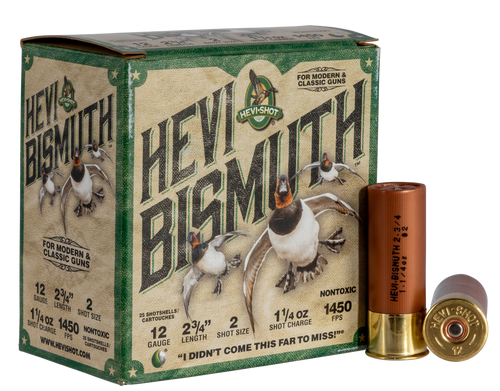 Hevishot HS14702 12 Gauge Non Toxic Shotgun Ammo #2 2.75" 1 1/4 oz 25 Rounds 816383002308