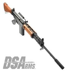 DSA SA58 FAL 21" Israeli Light Barrel Rifle - Officer Grade Hebrew War Hammer
