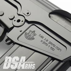 DSA SA58 FAL 21" Israeli Light Barrel Rifle - Officer Grade Hebrew War Hammer