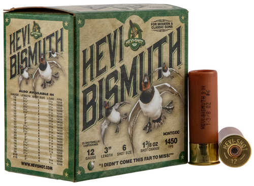 Hevishot HS14006 12 Gauge Non Toxic Shotgun Ammo #6 3" 1 3/8 oz 25 Rounds 816383002223