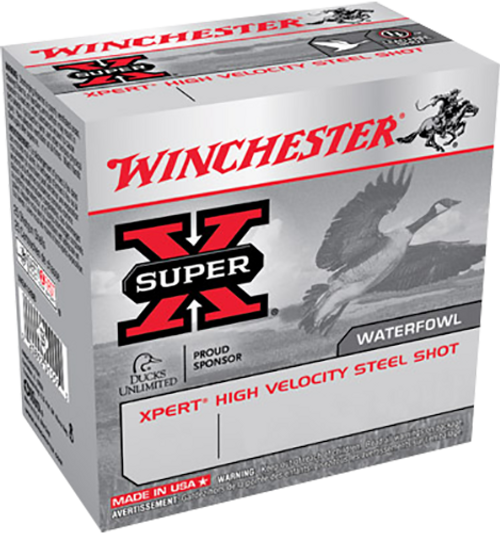 Winchester WEX12H4 12 Gauge Steel Shotgun Ammo #4 2.75" 1 1/8 oz 25 Rounds High Velocity 020892017221