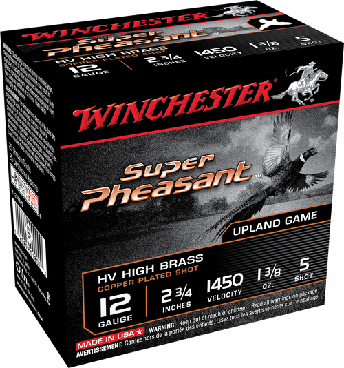 Winchester X12PHV5 12 Gauge Lead Load Shotgun Ammo #5 2.75" 1 3/8 oz 25 Rounds Copper-Plated Lead 020892018013