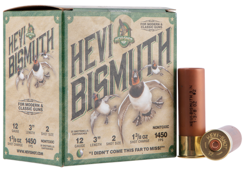 Hevishot HS14002 12 Gauge Non Toxic Shotgun Ammo #2 3" 1 3/8 oz 25 Rounds 816383002186