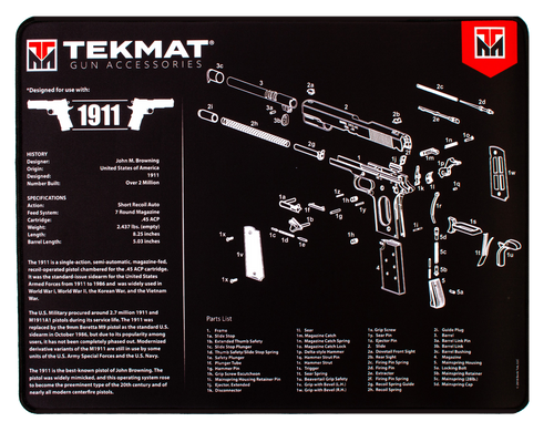 Beck Tek, Llc (Tekmat) TEKR201911 Gun Care Cleaning/Restoration 20" 612409971258