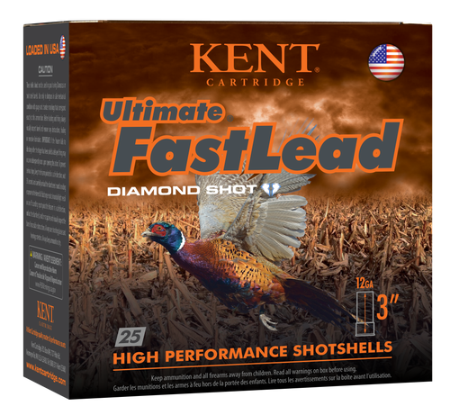 Kent Cartridge K123UFL504 12 Gauge Lead Load Shotgun Ammo #4 3" 1 3/4 oz 25 Rounds 656308402345
