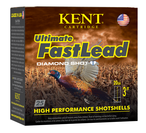 Kent Cartridge K203UFL366 20 Gauge Lead Load Shotgun Ammo #6 3" 1 1/4 oz 25 Rounds 656308402666
