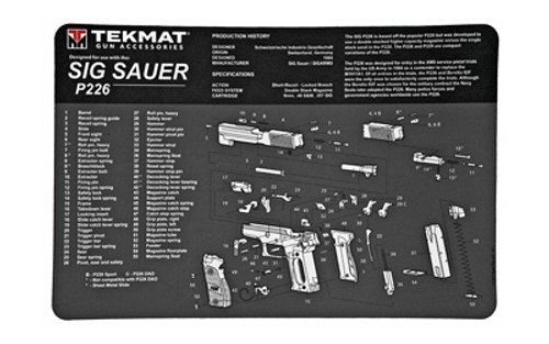 TEKMAT PISTOL MAT SIG P226 BLK