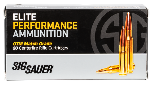 Sig Sauer E6MMCM220 6mm Creedmoor Rifle Ammo 107gr 20 Rounds 798681614028