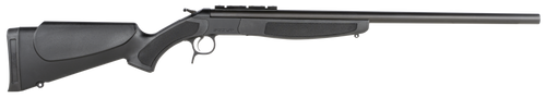 CVA CR4830 Scout Full Size 450 Bushmaster 1 Shot 25" Matte Blued Steel Barrel Rail Mount Steel Receiver Black Fixed Synthetic Stock