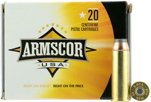 Armscor FAC44M-2N 44 Rem Mag Ammunition 240Gr Jacketed Hollow Point 20 Rounds