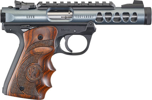 RUGER MARK IV 22/45 LITE .22LR 4.4 BULL AS TGT GRIPS GRAY 9957