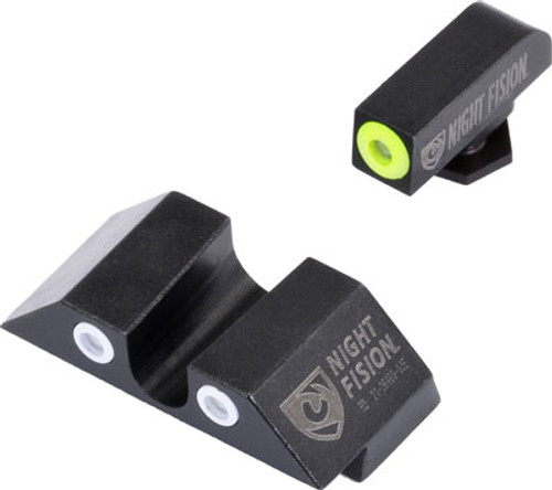 NIGHT FISION TRITIUM YELLOWDOT U REAR GLOCK 20-41 SGT SET!