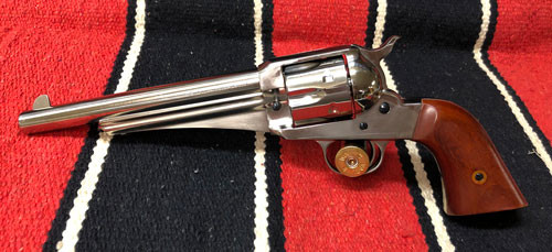 CIMARRON 1875 OUTLAW .45LC FS 7.5 NICKEL WALNUT 9199