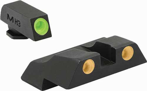 MEPROLIGHT NIGHT SIGHT FIXED SET GREEN/ORANGE MOST GLOCKS