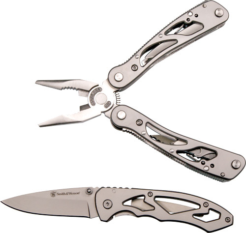 S&W KNIFE MULTI-TOOL & KNIFE COMBO W/SHEATH PROMO Q4