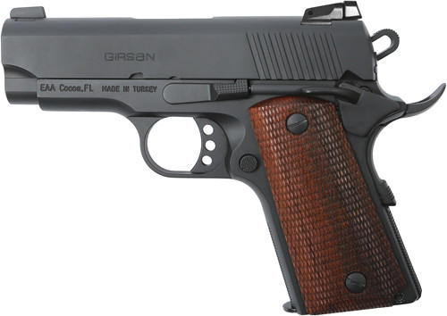 GIRSAN MC1911SC OFFICER 9MM ADJ. SIGHTS BLACK 3999