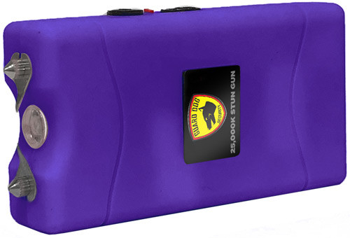 GUARD DOG DISABLER STUN GUN W/ LED LIGHT RECHARGEABLE PURP