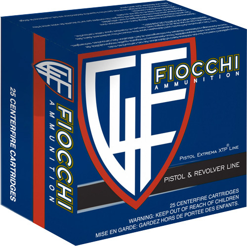 Fiocchi 40XTPB25 40 S&W Ammunition 180Gr Jacketed Hollow Point 25 Rounds