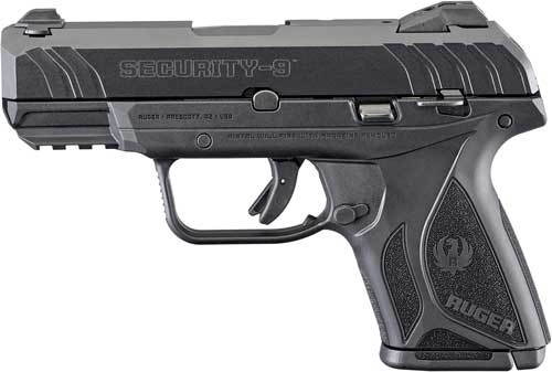 RUGER SECURITY-9 COMPACT 9MM ADJ 10-SHOT BLUED SYN