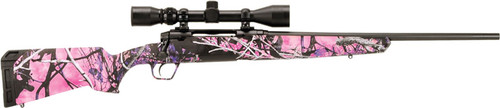 SAVAGE AXIS XP YOUTH 6.5CREED 3-9X40 MATTE/MUDDY GIRL ERGO