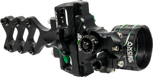 AXCEL BOW SIGHT ACCU HUNTER 41MM HOUSING .019 W/SCOPE BLK