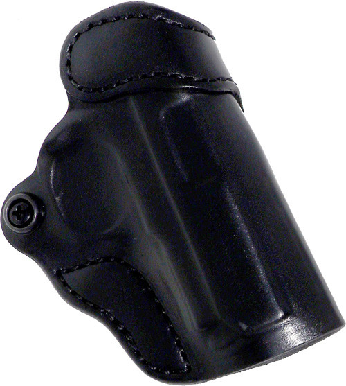 DESANTIS CRISS-CROSS HOLSTER OWB RH LEATHER S/A HELLCAT BLK