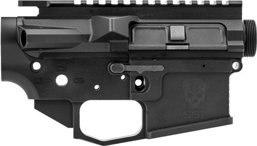 GREY GHOST PREC MKII AR15 RCVR SET BILLET W/BOLT RELEASE BLK