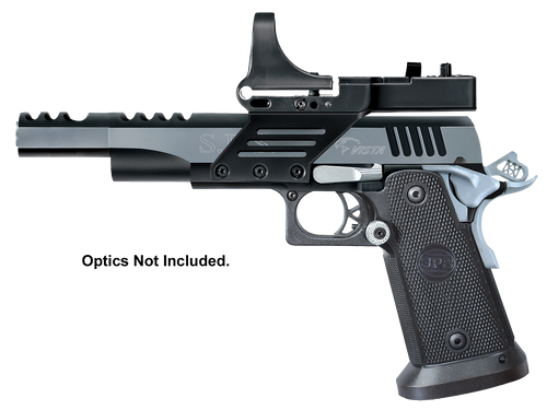 SPS SPVL38SBC- Vista Long 38 Super 5.50 21+1 Black Black/Chrome Black Polymer Grip