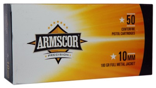 ARMSCOR AMMO 10MM 180GR. FMJ 200 rounds 