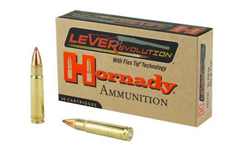   Hornady 82735 LEVERevolution 35 Remington 200 gr Flex Tip eXpanding 20 Bx/ 10 Cs