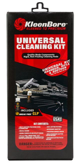 Kleen-Bore UK213 Multi-Caliber Gun Care Cleaning Kit 30" 026249000199