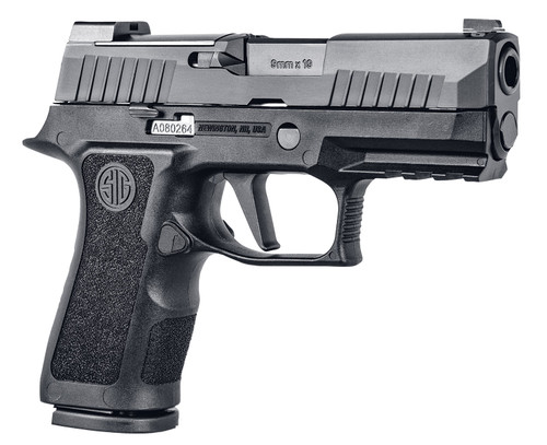   Sig Sauer 320XC9BXR3R2 P320 XCompact 9mm Luger 3.60" 15+1 Black Nitron Stainless Steel Black Modular Polymer Grip